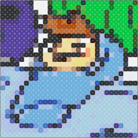 baby tom - tom,eddsworld,baby,minecraft,video game,youtube,light blue,tan