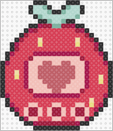 strawberry tamagotchi - tamagotchi,strawberry,nostalgia,toy,charm,red