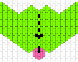 Gir Mask - gir,invader zim,mask,tongue,mouth,simple,cartoon,tv show,green