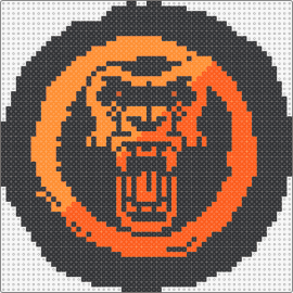 Brondo Logo - orange - brondo,gorilla,music,edm,dj