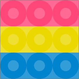 L1TTL3 P4NS3XU4L TH1NG - pansexual,pride,charm,simple,pink,yellow,blue