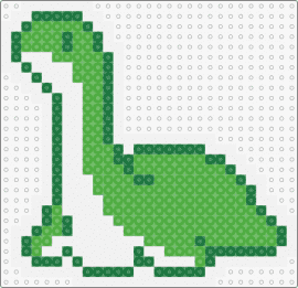 Nessie - nessie,loch ness monster,mythological,cute,dinosaur,green,white