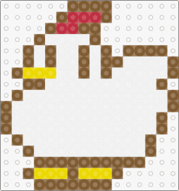 Simple Stardew Valley Chicken - chichken,stardew valley,animal,video game,white,tan