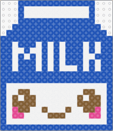 Milk Carton - milk,carton,dairy,drink,kawaii,cute,blue,white