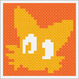 Tails Coaster - tails,sonic the hedgehog,coaster,silhouette,sega,video game,yellow,orange