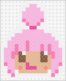 Kat - kat,warioware,nintendo,head,character,cute,video game,pink,tan