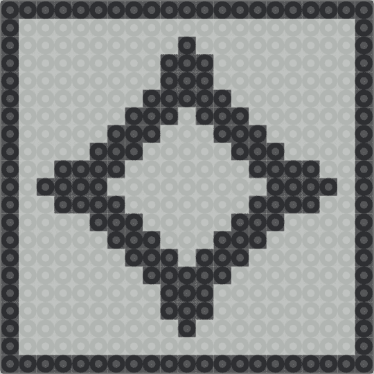 MtG Colorless Mana Coaster - black,beige,magic the gathering,coaster