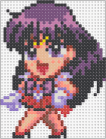 Sailor Mars - sailor mars,sailor moon,chibi,anime,character,tv show,purple,pink