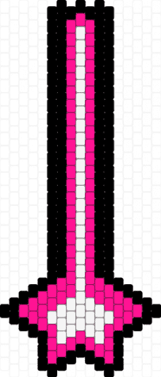Star tie for my next dance :D - pink,white