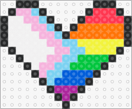 Silly pride heart - progress,pride,heart,love,colorful