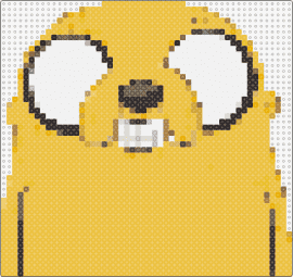 Jake the Dog - jake,adventure time,dog,character,cartoon,tv show,portrait,yellow