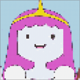 Princess bubblegum - princess bubblegum,adventure time,character,cartoon,tv show,portrait,white,pink