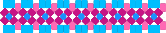 wobbledogs rotator base - light blue,pink