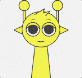 Simon - simon,sprunki,incredibox,character,video game,yellow