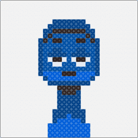 JEVIN (NORMAL) - jevin,sprunki,incredibox,character,video game,blue