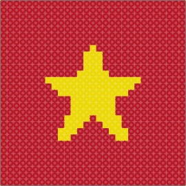 my country(VIETNAM) - vietnam,country,star,flag,red,yellow