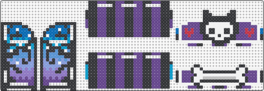 Trinket  Shelf (Skelanimals!) - black,purple