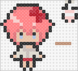 Chibi Sayori Hung + Add Ons - sayori,ddlc,doki doki literature club,character,chibi,video game,pink,tan