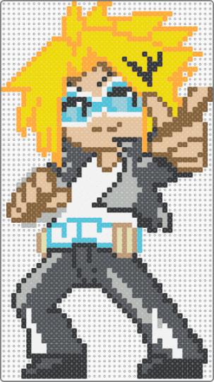 denki kaminari - beige,gray,yellow