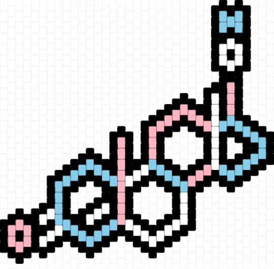 testosterone chemical formula remix - black,light blue,pink
