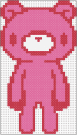 recolored gloomy bear - red,pink