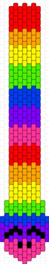 snake tie remix - orange,green,pink,colorful