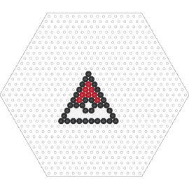 Poketriangle - pokeball,triangle,pokemon,gaming,charm,simple,red,white