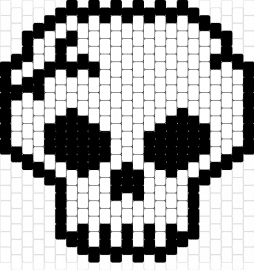 Skull - skull,skeleton,spooky,halloween,black,white