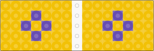 Intersex earrings - yellow