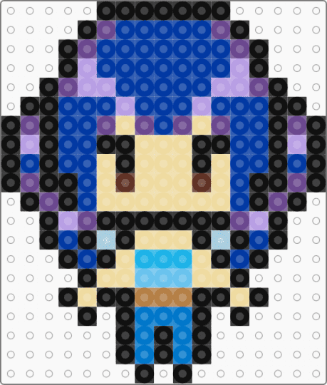 Zoey k-pop demon hunters - beige,purple,blue,cotdsymmetry,kpdh,zoey,vibes,love