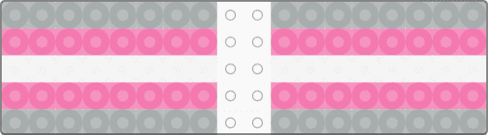 Demi girl earrings - gray,pink,pride,demigirl,lgbtqia,flag