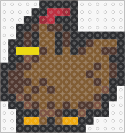 Stardew Valley Brown Chicken - chicken,stardew valley,bird,animal,video game,brown