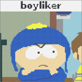 CRAIG TUCKER - craig tucker,south park,character,animation,tv show,panel,blue,tan