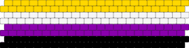 ENBY CUFF :3 - nonbindary,enby,pride,cuff,yellow,purple