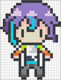 Rui Kamishiro - kamishiro rui,vocaloid,project sekai,music,chibi,purple