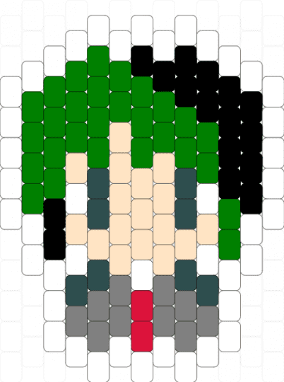 Deku Charm (for lilghosty245) - green,beige,gray,mha,anime,myheroacademia