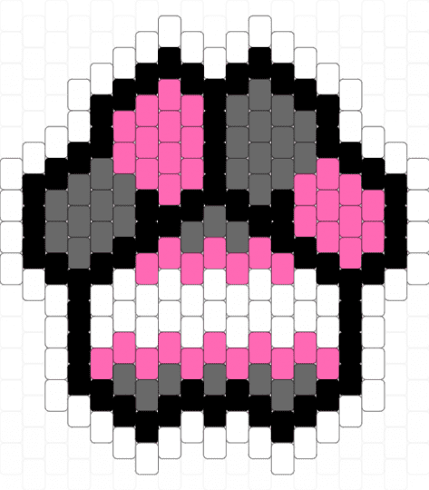 Chunky Demigirl Paw (for Nyx_patterns) - pink,gray