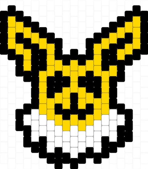 Jolteon Charm (for Nyx_patterns) - yellow,white
