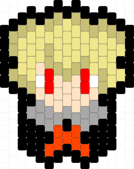 Bakugou Charm (request) - yellow,beige