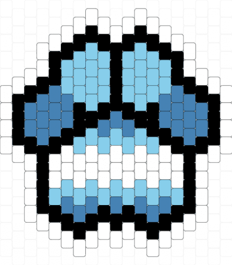 Chunky Stargender Paw (for Pixie-bat) - light blue,blue