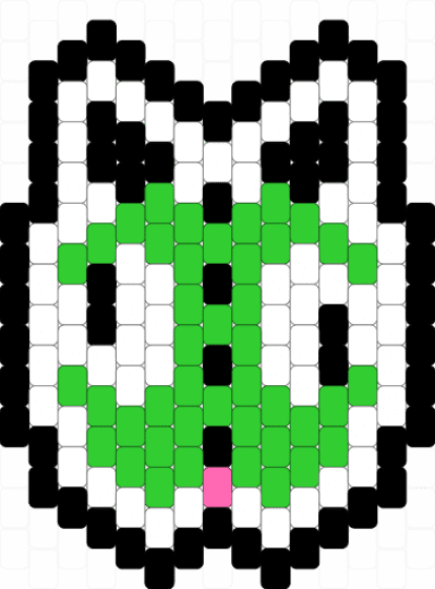 Gir Charm (for Grimmtheskeleton) - white,green