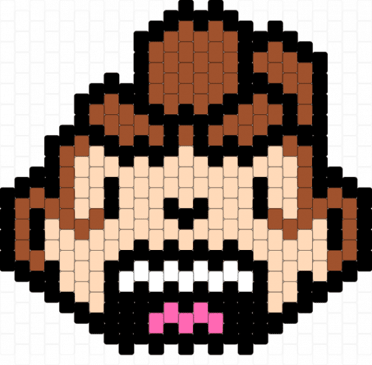 Monkey Charm (for L00zhk1n_br4inz) - red,beige