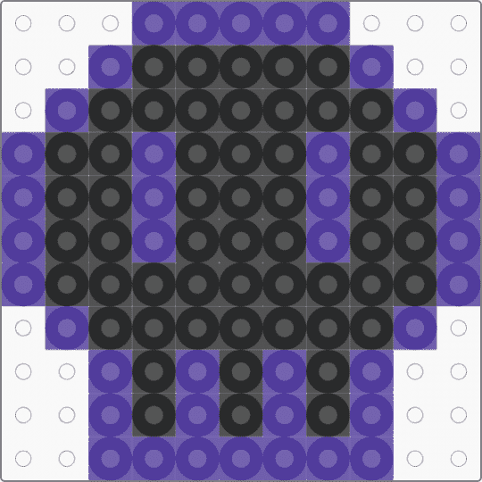 Murder Drones Icon but purple - purple,black,murder drones,md,murder drones skull,skull,murderdronesicon,icon,small,glitch prod