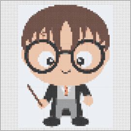 Harry Potter - harry potter,wizard,hogwarts,magic,character,fantasy,adventure,glasses,wand,brown