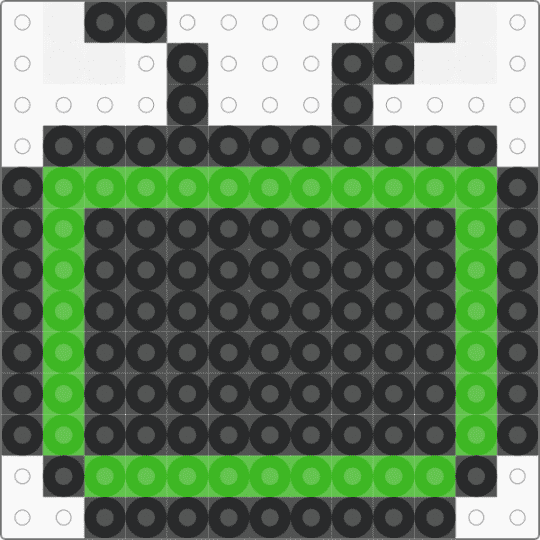 Basic Dandy's World Vee - black,green,dandys world,vee,robot,roblox