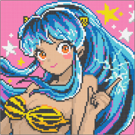 Lum - pink,blue,light blue,beige