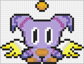 Neutral Fly Fly (NiGHTS) Chao - chao,sonic the hedgehog,neutral fly fly,nights,character,cute,sega,video game,purple,yellow