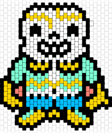 Dream sans - dream sans,undertale,character,video game,white,teal,yellow