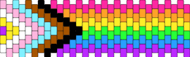 progress flag cuff - progress,pride,flag,cuff,support,colorful,rainbow