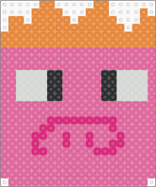 Technoblade - technoblade,pig,youtube,animal,streamer,minecraft,crown,video game,pink,orange